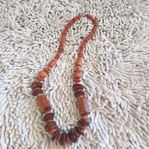 Unbranded wooden bead necklace